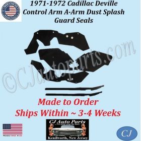 NEW 1971 1972 Cadillac Deville 6 Pc CONTROL ARM A-ARM DUST SPLASH GUARD SEALS CAD-ASL-090 NEW 1971 1972 Cadillac Deville 6 Pc CONTROL ARM A-ARM DUST SPLASH GUARD SEALS CAD-ASL-090